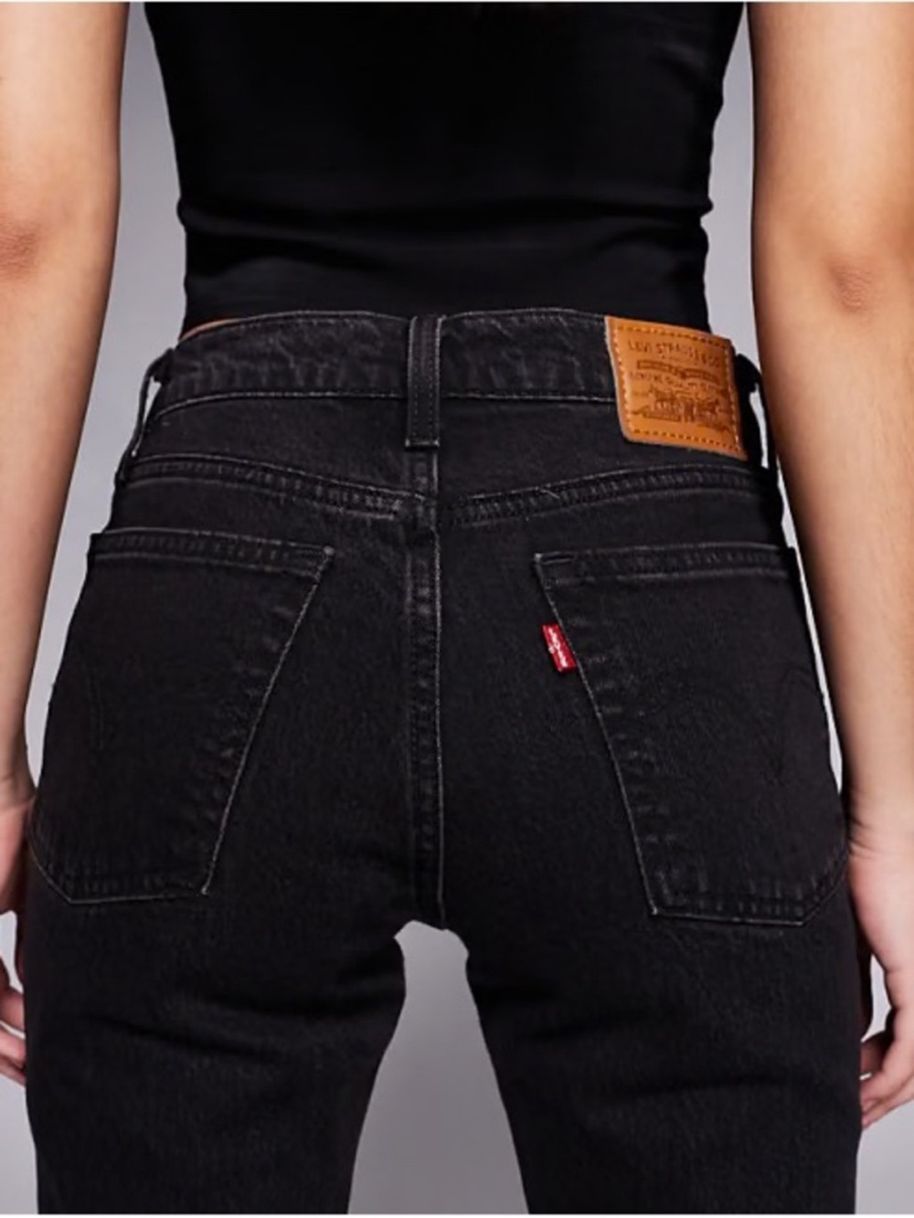 Levi's High Rise Black Jeans